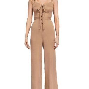 BCBG Maxazria Tan Jumpsuit